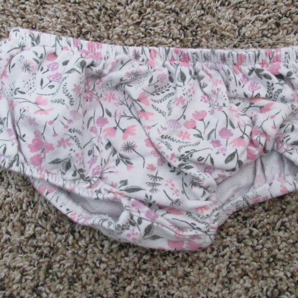 Wonder Nation 3 Pc Pullover  Sleeveless Dress Girls Size 18M White Pink Floral‎ - Picture 2 of 4